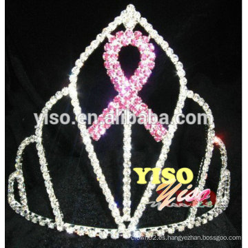 Tiara cristalina del rhinestone del cumpleaños del trhinestone de la reina de la cinta